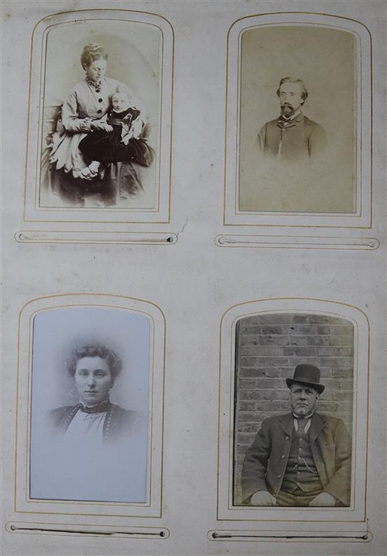 A Victoria photo and carte de visite album